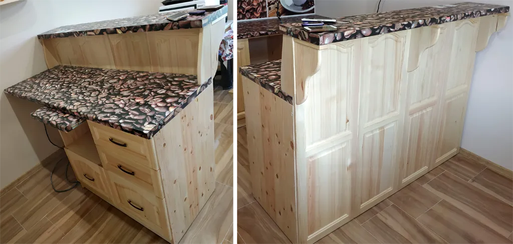 Кухненски барплот масив чам